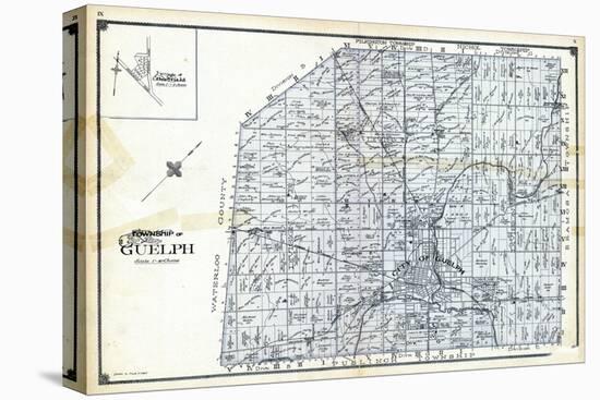 1906, Guelph Township, Hartfield Village, Canada-null-Stretched Canvas