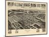 1906, Mount Union Bird's Eye View, Pennsylvania, United States-null-Mounted Giclee Print