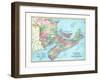 1906, New Brunswick, Nova Scotia, And Prince Edward Island - Provinces-null-Framed Giclee Print