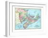 1906, New Brunswick, Nova Scotia, And Prince Edward Island - Provinces-null-Framed Giclee Print