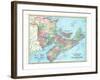 1906, New Brunswick, Nova Scotia, And Prince Edward Island - Provinces-null-Framed Giclee Print