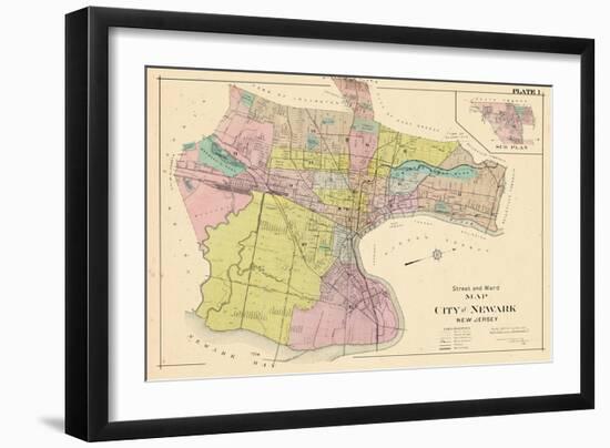 1906, Newark, New Jersey, United States-null-Framed Giclee Print