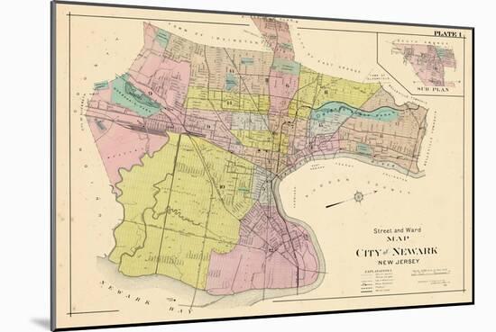 1906, Newark, New Jersey, United States-null-Mounted Giclee Print