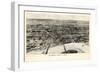 1906, Omaha 1906 Bird's Eye View, Nebraska, United States-null-Framed Giclee Print