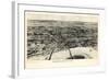 1906, Omaha 1906 Bird's Eye View, Nebraska, United States-null-Framed Giclee Print