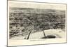1906, Omaha 1906 Bird's Eye View, Nebraska, United States-null-Mounted Giclee Print