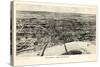 1906, Omaha 1906 Bird's Eye View, Nebraska, United States-null-Stretched Canvas