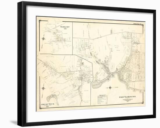 1906, Port Washington, Great Neck, Manhasset, New York, United States-null-Framed Giclee Print