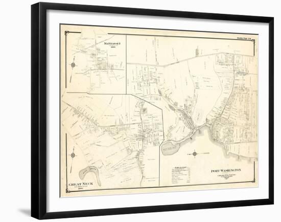 1906, Port Washington, Great Neck, Manhasset, New York, United States-null-Framed Giclee Print