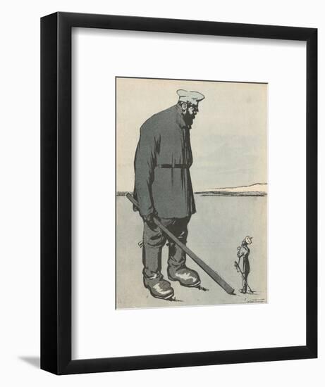 1906, Tsar, How Tall...!-null-Framed Art Print