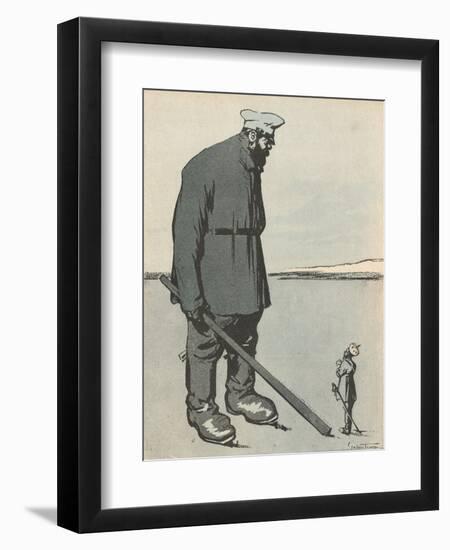 1906, Tsar, How Tall...!-null-Framed Art Print