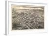 1907, Hickory Bird's Eye View, North Carolina, United States-null-Framed Giclee Print