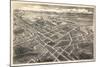 1907, Hickory Bird's Eye View, North Carolina, United States-null-Mounted Giclee Print