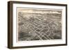 1907, Hickory Bird's Eye View, North Carolina, United States-null-Framed Giclee Print