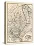 1907, Hunting and Fishing Map of Northern Maine from Piscataquis Directory, Maine, United Stat-null-Stretched Canvas