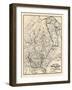 1907, Hunting and Fishing Map of Northern Maine from Piscataquis Directory, Maine, United Stat-null-Framed Giclee Print