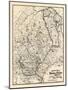 1907, Hunting and Fishing Map of Northern Maine from Piscataquis Directory, Maine, United Stat-null-Mounted Giclee Print