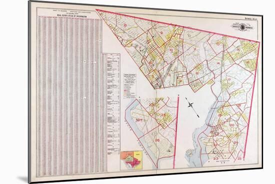 1907, Index Page, District of Columbia, United States-null-Mounted Giclee Print