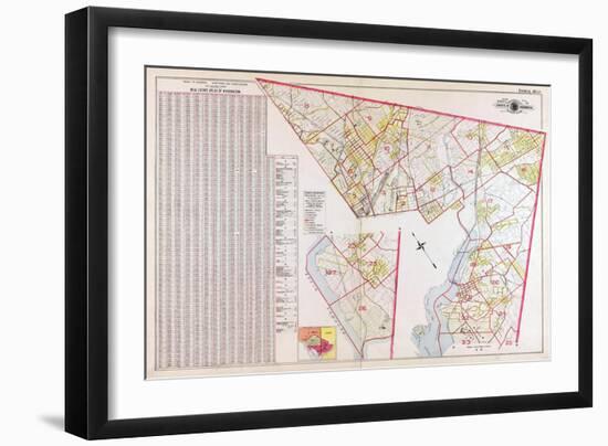 1907, Index Page, District of Columbia, United States-null-Framed Premium Giclee Print