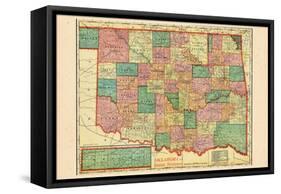 1907, Oklahoma and Indian Territory, Oklahoma, United States-null-Framed Stretched Canvas