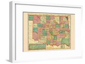 1907, Oklahoma and Indian Territory, Oklahoma, United States-null-Framed Giclee Print