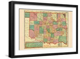 1907, Oklahoma and Indian Territory, Oklahoma, United States-null-Framed Giclee Print