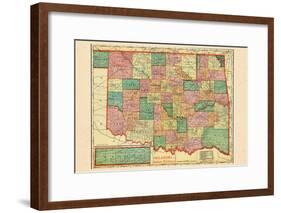 1907, Oklahoma and Indian Territory, Oklahoma, United States-null-Framed Giclee Print