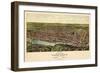 1907, Philadelphia Manayunk - Bird`s Eye View, Pennsylvania, United States-null-Framed Giclee Print