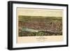 1907, Philadelphia Manayunk - Bird`s Eye View, Pennsylvania, United States-null-Framed Giclee Print