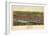 1907, Philadelphia Manayunk - Bird`s Eye View, Pennsylvania, United States-null-Framed Giclee Print