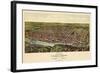 1907, Philadelphia Manayunk - Bird`s Eye View, Pennsylvania, United States-null-Framed Giclee Print