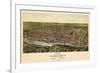 1907, Philadelphia Manayunk - Bird`s Eye View, Pennsylvania, United States-null-Framed Giclee Print