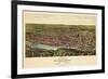 1907, Philadelphia Manayunk - Bird`s Eye View, Pennsylvania, United States-null-Framed Giclee Print