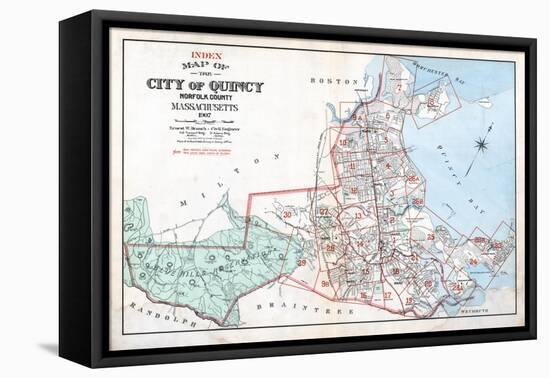 1907, Quincy, Massachusetts, United States-null-Framed Stretched Canvas