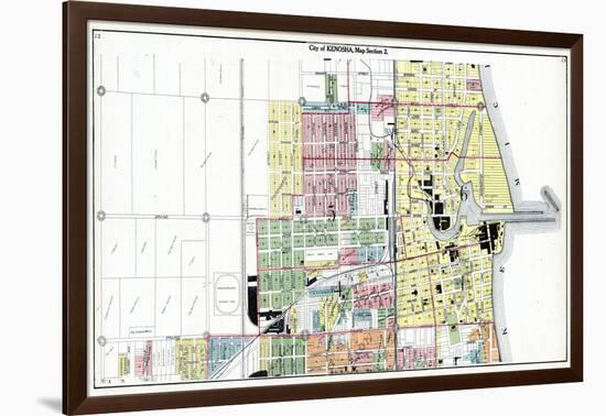 1908, Kenosha City, Wisconsin, United States-null-Framed Giclee Print