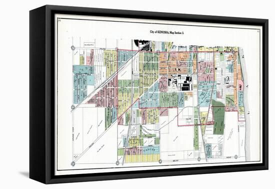 1908, Kenosha City, Wisconsin, United States-null-Framed Stretched Canvas