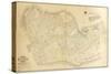 1908, Key West Wall Map from 1829 Maps and Surveys, Florida, United States-null-Stretched Canvas