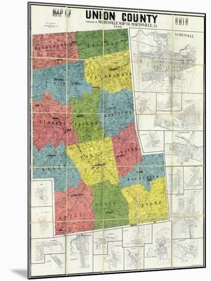 1908, Union County 1908, Ohio, United States-null-Mounted Giclee Print