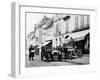 1909 Daimler and 1908 Rolls-Royce Silver Rogue, France, October 1908-null-Framed Photographic Print