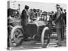 1909 Lancia Beta, Wl Stewart at the Wheel, C1909-C1920-null-Stretched Canvas