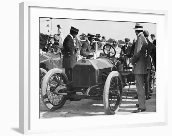 1909 Lancia Beta, Wl Stewart at the Wheel, C1909-C1920-null-Framed Photographic Print