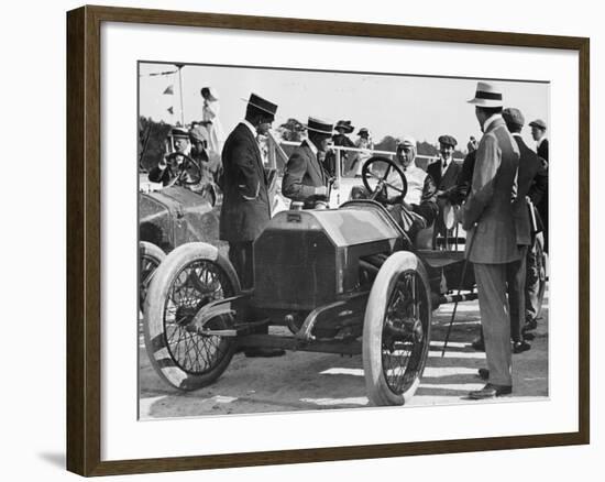 1909 Lancia Beta, Wl Stewart at the Wheel, C1909-C1920-null-Framed Photographic Print