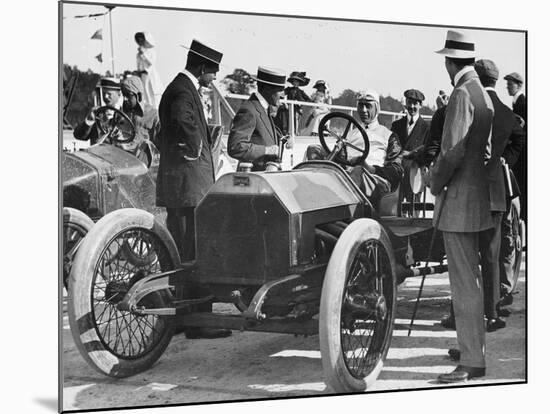 1909 Lancia Beta, Wl Stewart at the Wheel, C1909-C1920-null-Mounted Photographic Print