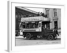 1909 Milnes Daimler London Bus-null-Framed Photographic Print