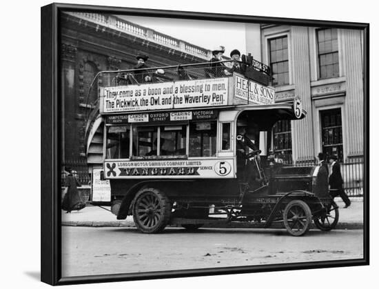 1909 Milnes Daimler London Bus-null-Framed Photographic Print