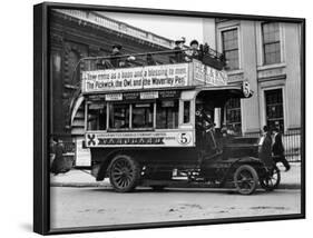 1909 Milnes Daimler London Bus-null-Framed Photographic Print