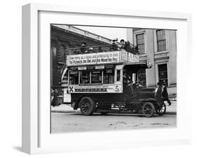 1909 Milnes Daimler London Bus-null-Framed Photographic Print