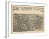 1909, Pawling 1909 Bird's Eye View, New York, United States-null-Framed Giclee Print