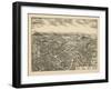 1909, Pawling 1909 Bird's Eye View, New York, United States-null-Framed Giclee Print