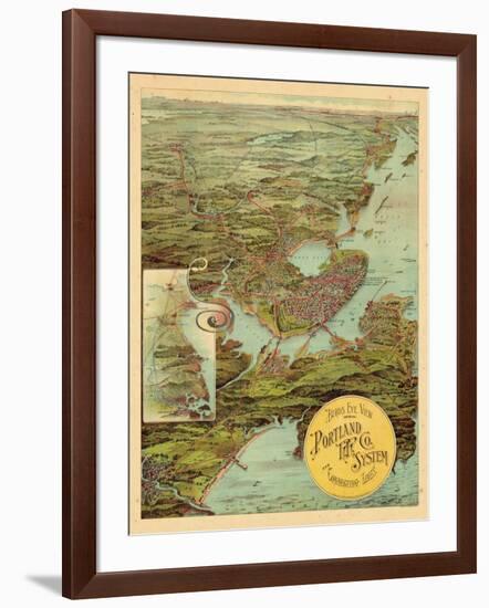 1909, Portland, Maine-null-Framed Giclee Print